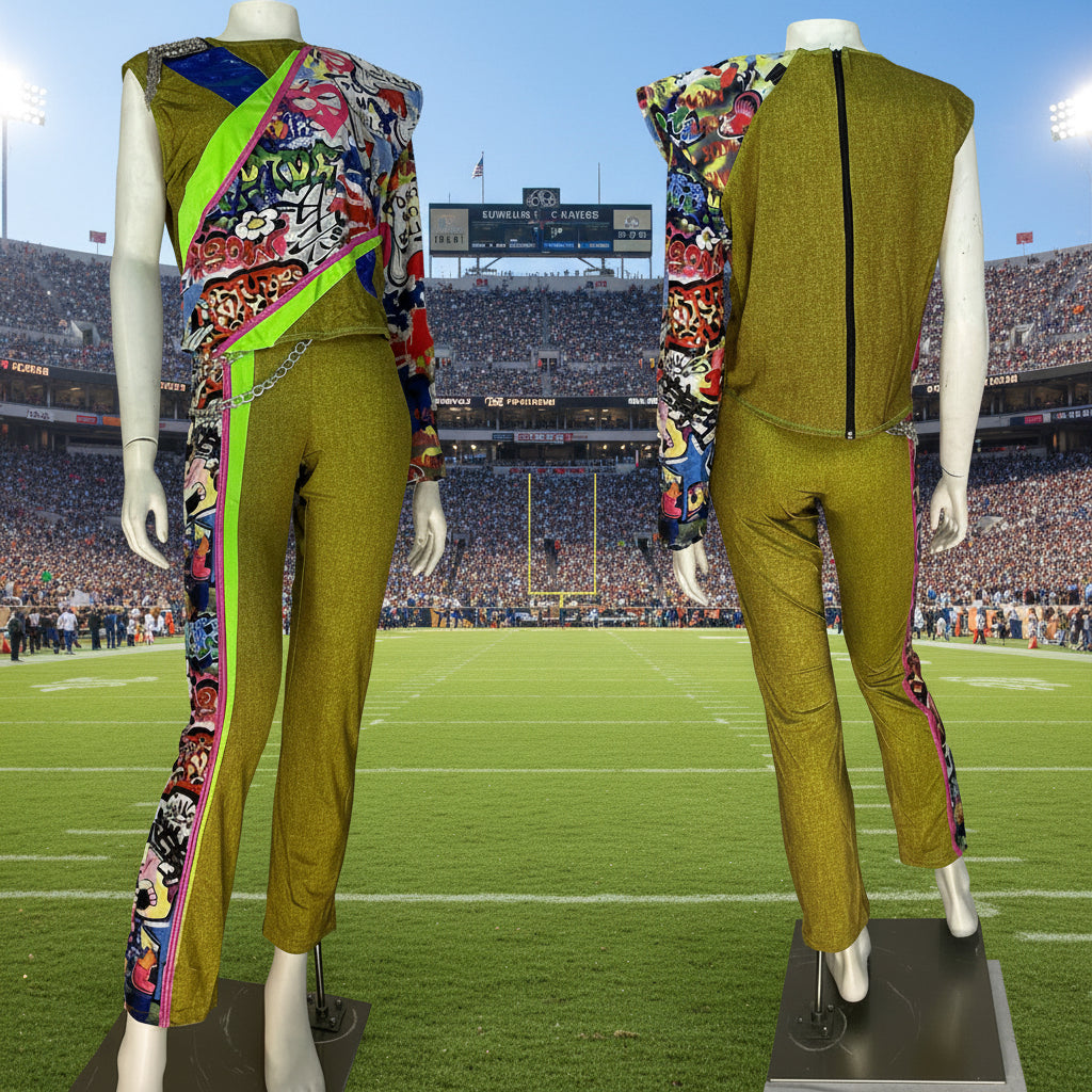 Graffiti marching band costume 