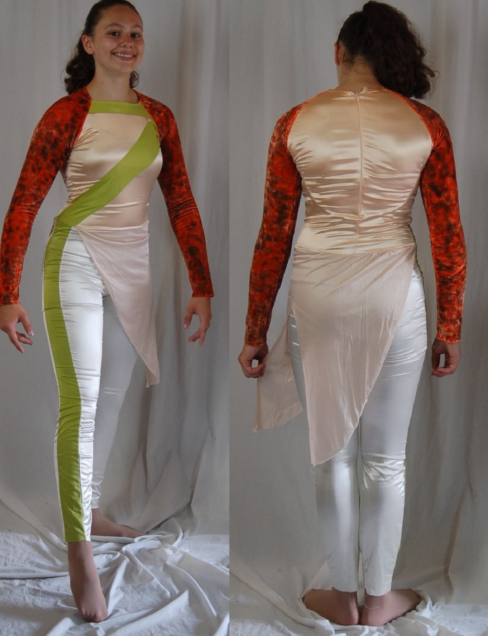 8 Orange green Uniforms