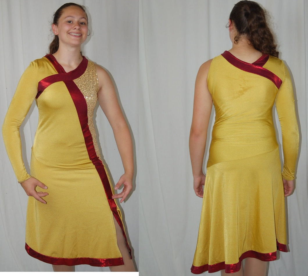 12 Yellow Red Uniforms by Style Plus