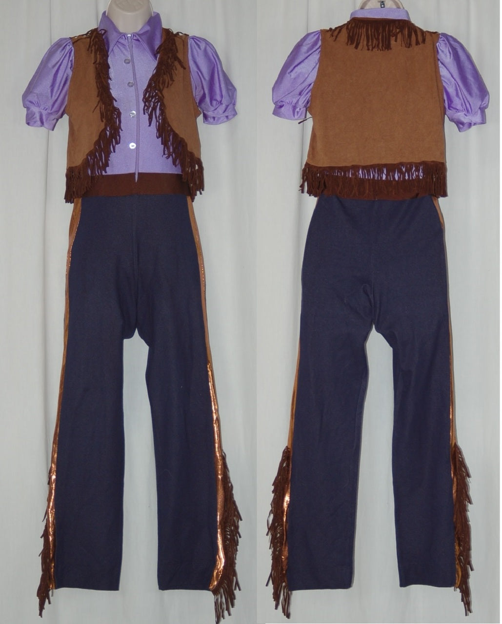 9 Blue Purple Cowgirl Western Uniforms by Creative Costuming & Designs