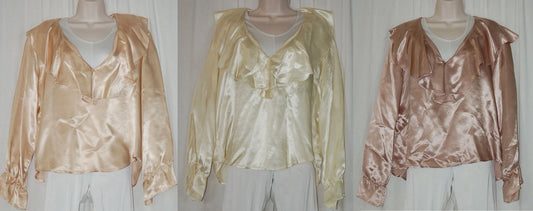 14 Total Pink Beige Blouses by Time Out