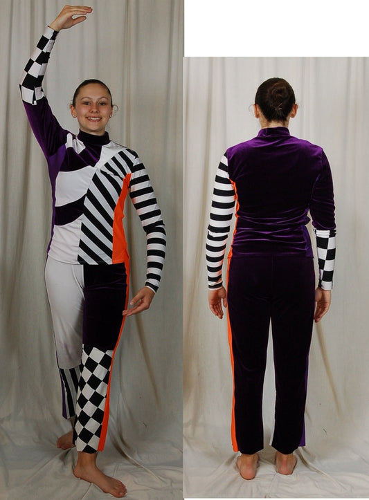 23 Black white orange purple Creative Costuming & Designs Uniforms