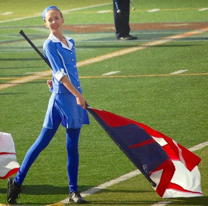 12 2-piece Blue Flight Attendant Costumes by Georgie Girl