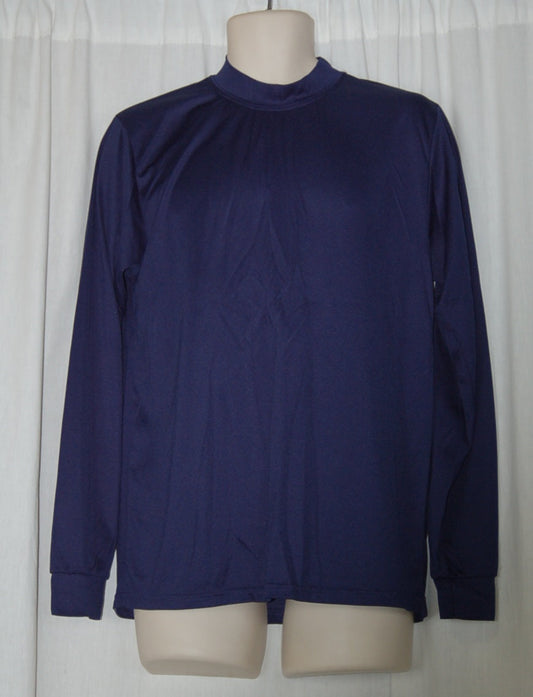 33 dark blue mock turtleneck long sleeve Augusta Sportswear shirts