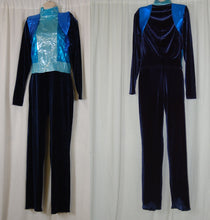 Load image into Gallery viewer, 29 dark blue turquoise Tops + 28 Dark Blue Bib Pants A Wish Come True
