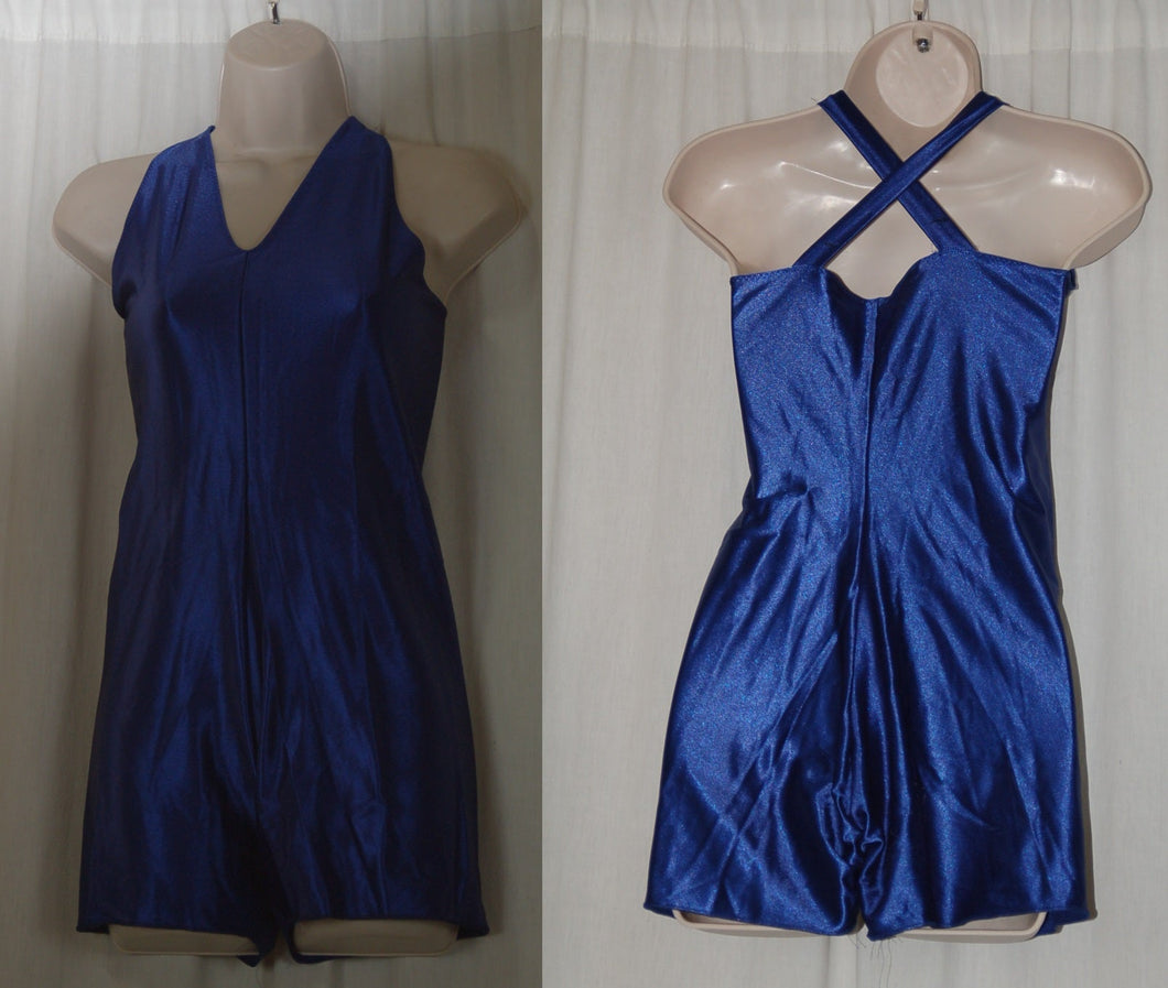 13 Blue Halter Style Rompers