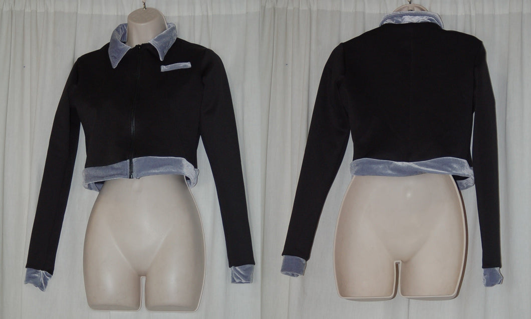 11 Black Gray Zip Up Jackets