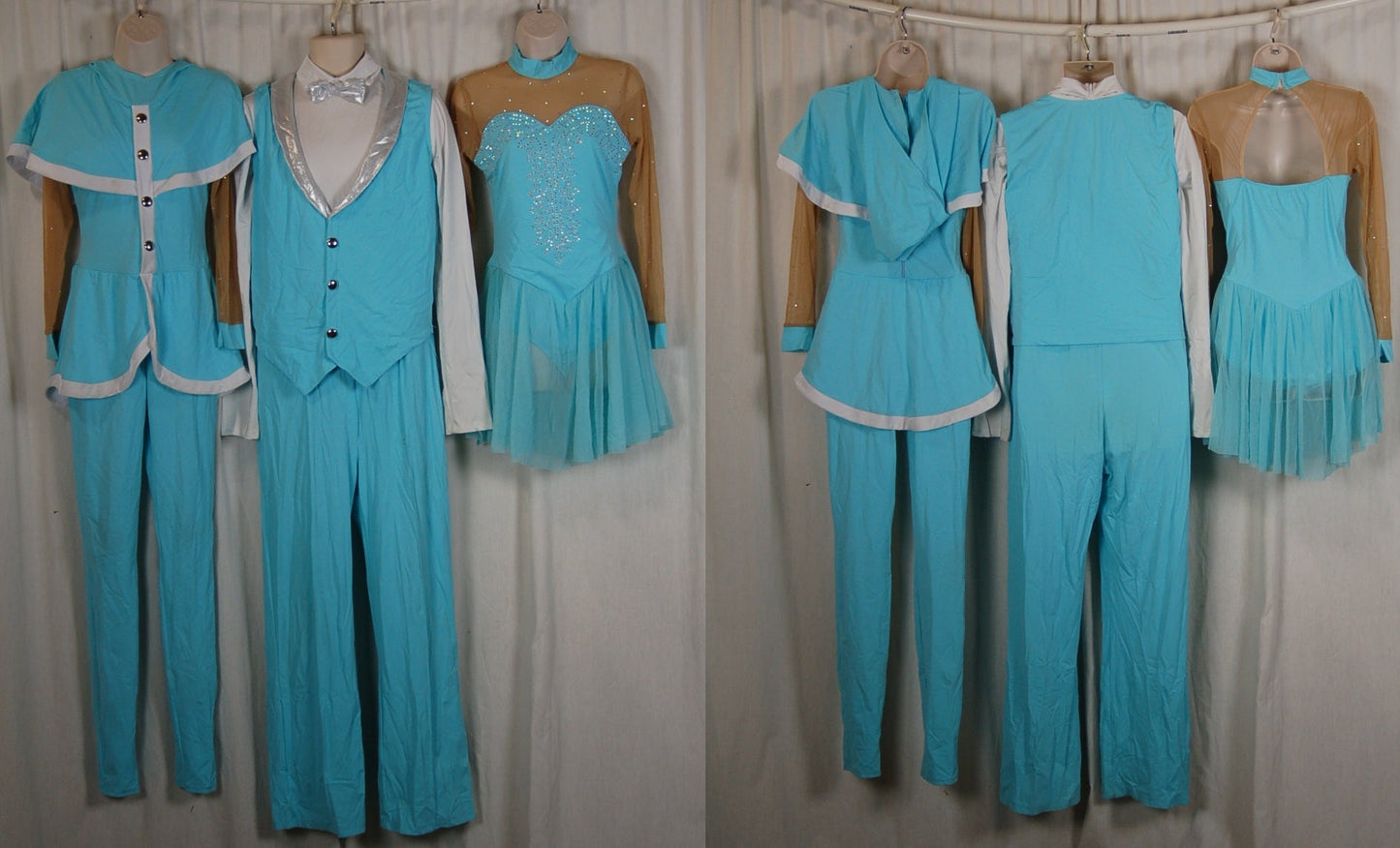 19 total ice blue "winter" uniforms by Algy