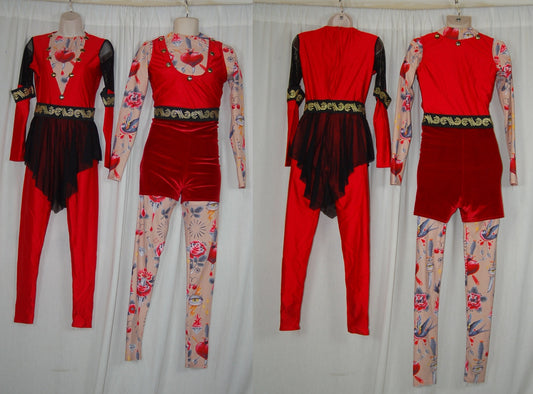 6 total circus JHD Performance Wear uniforms