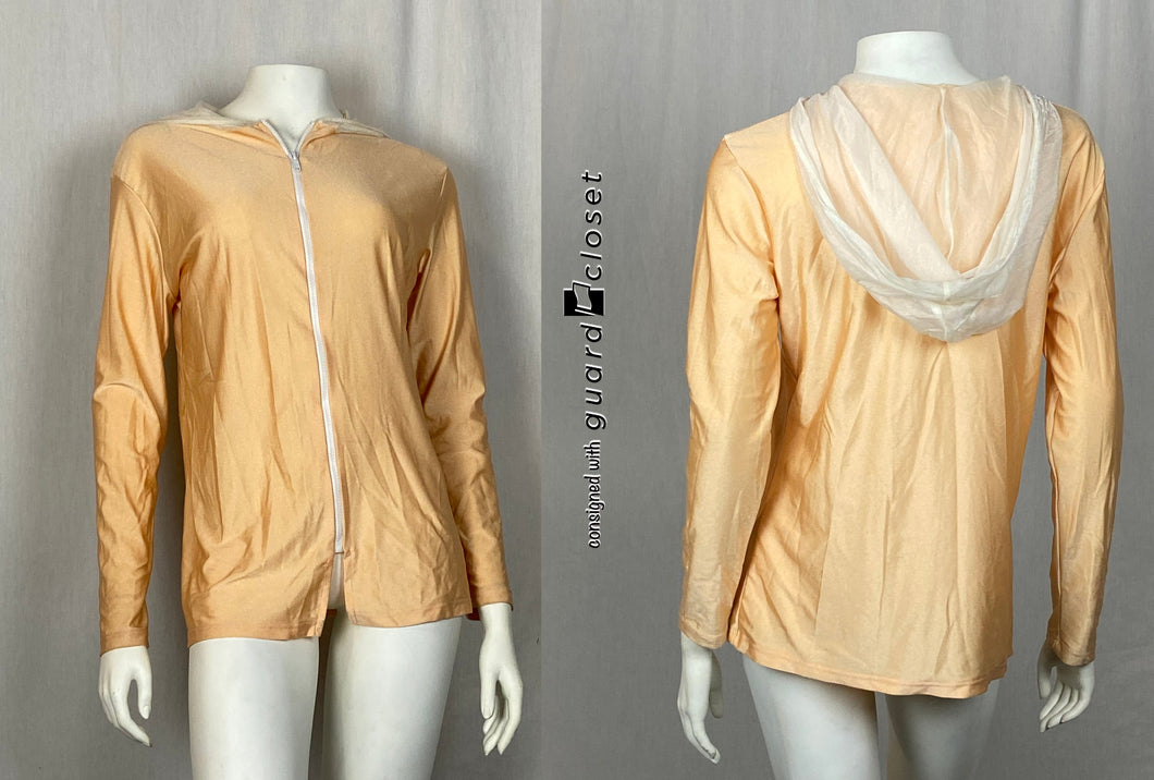 8 peach beige zip up Baltogs jackets