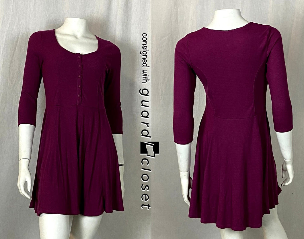 10 Maroon Rib Knit Dresses