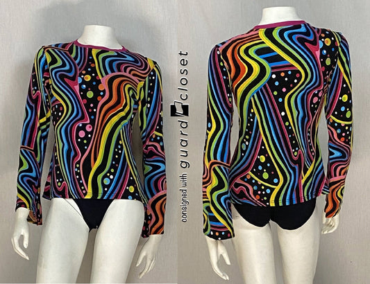 12 Multicolor Psychedelic Tops by Band Shoppe