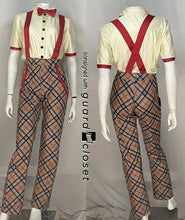 Load image into Gallery viewer, 10 Ivory plaid Dresses + 2 Male Uniforms by Creative Costuming &amp; Designs
