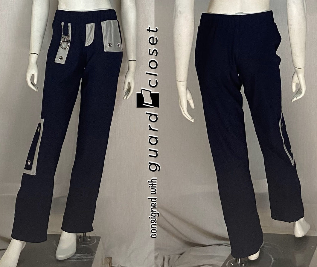12 Navy Blue/gray Pants