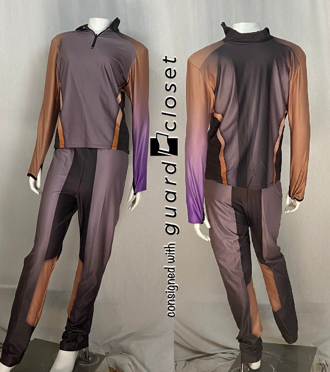 32 Gray netural Bibs & 3/4 Zip Tops G2 Performance