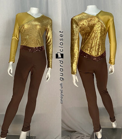 15 Total Brown Gold Uniforms