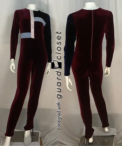 21 maroon navy blue light blue FJM unitards- two styles