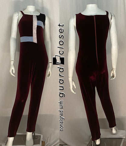 21 maroon navy blue light blue FJM unitards- two styles
