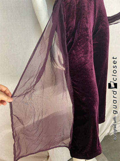24 total solid burgundy pants