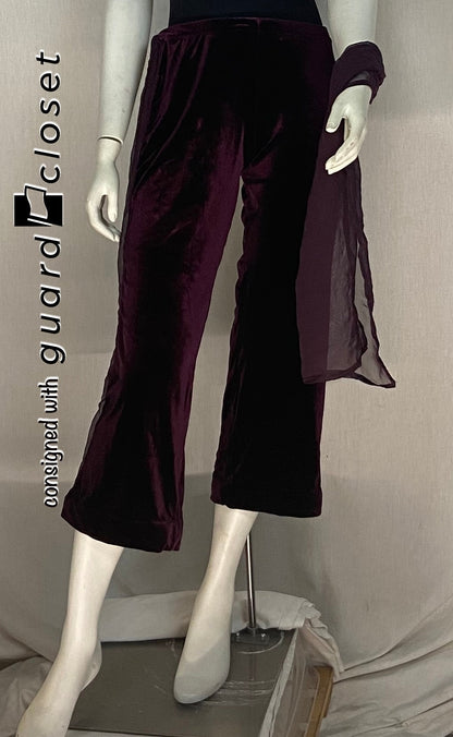 24 total solid burgundy pants