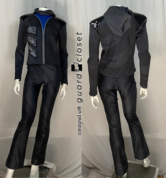 36 black gray blue burglar heist Style Plus uniforms