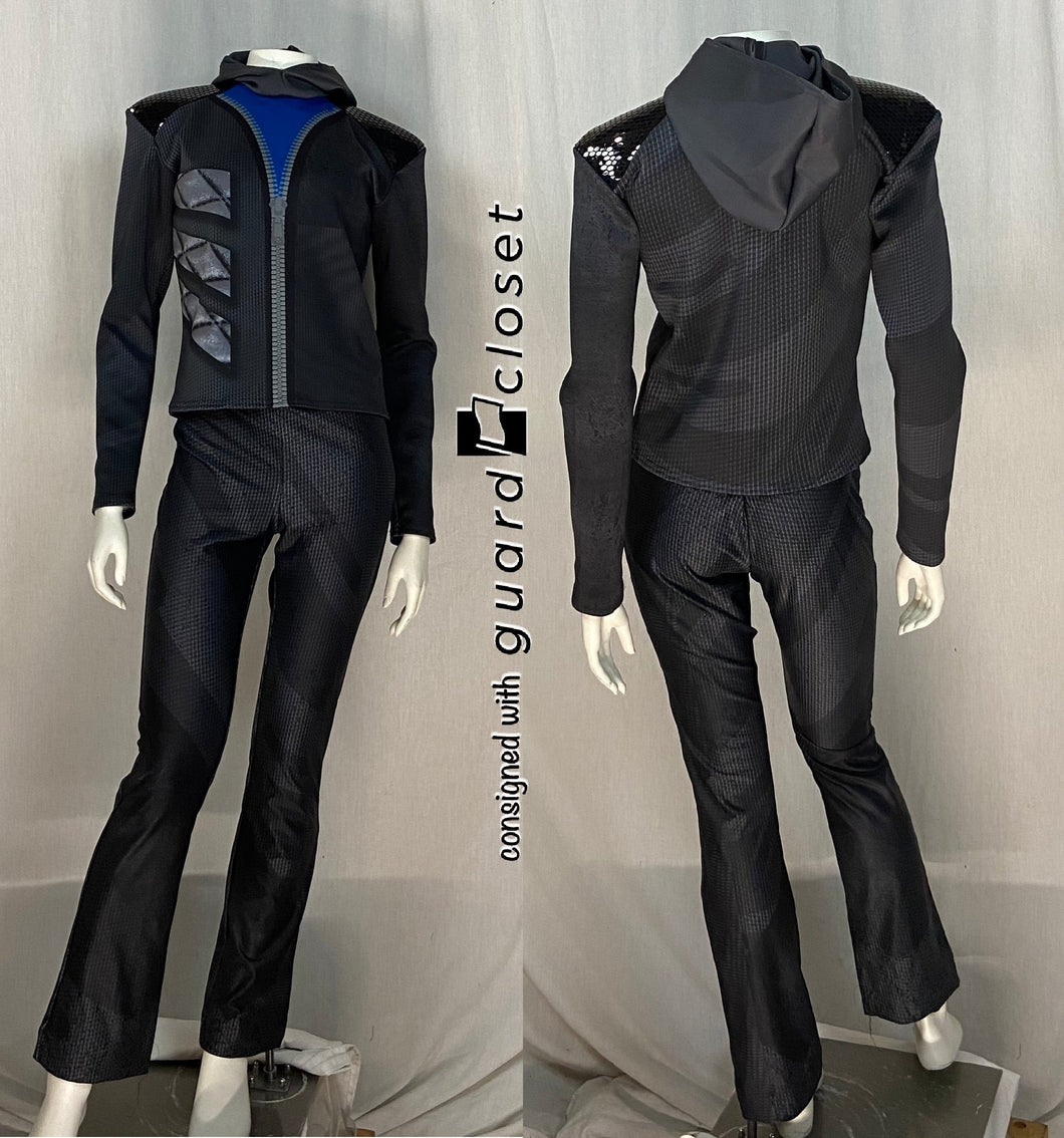 36 black gray blue burglar heist Style Plus uniforms