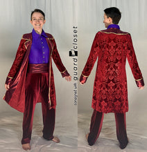 Load image into Gallery viewer, 23 total burgundy purple gold Renaissance royalty Creative Costuming &amp; Designs uniforms

