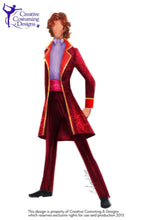 Load image into Gallery viewer, 23 total burgundy purple gold Renaissance royalty Creative Costuming &amp; Designs uniforms
