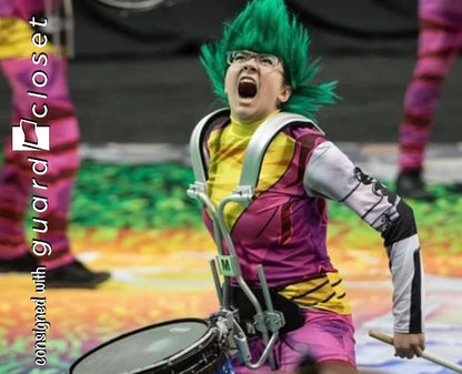 23 total multicolor "power" bibs/tops + 1 blue soloist Digital Performance Gear
