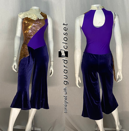 17 ivory purple bronze sleeveless unitards by A Wish Come True