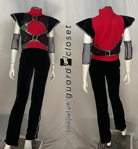 11 red black green sleeveless A Wish Come True uniforms