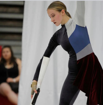 10 female + 1 male gray blue maroon Band Shoppe uniforms