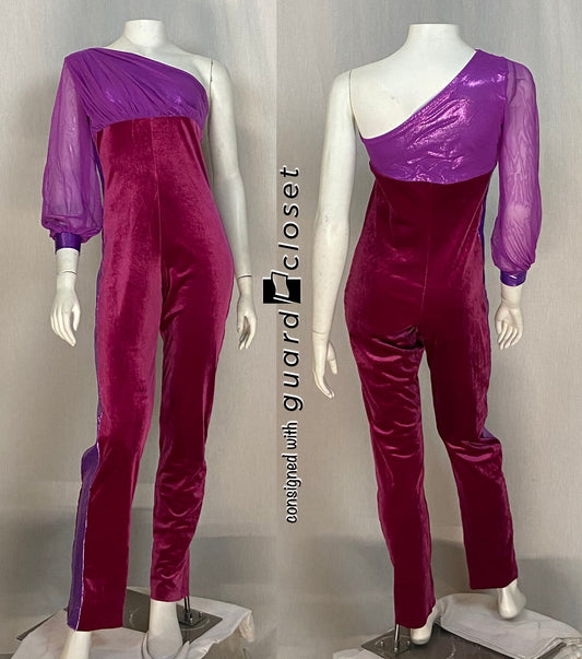 21 purple fuchsia one shoulder Creative Costuming & Designs costumes