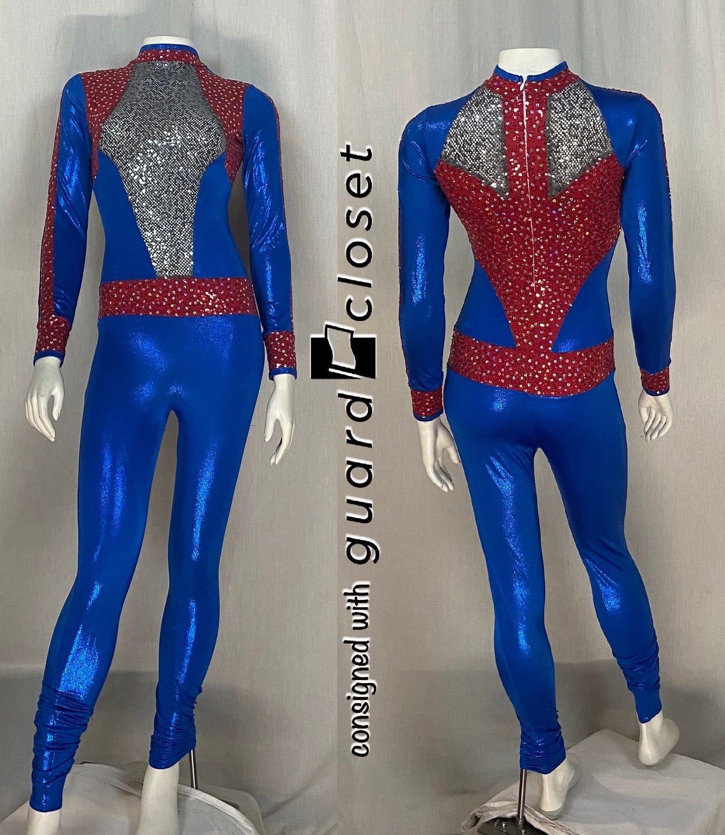 8 red blue "Superhero" A Wish Come True unitards