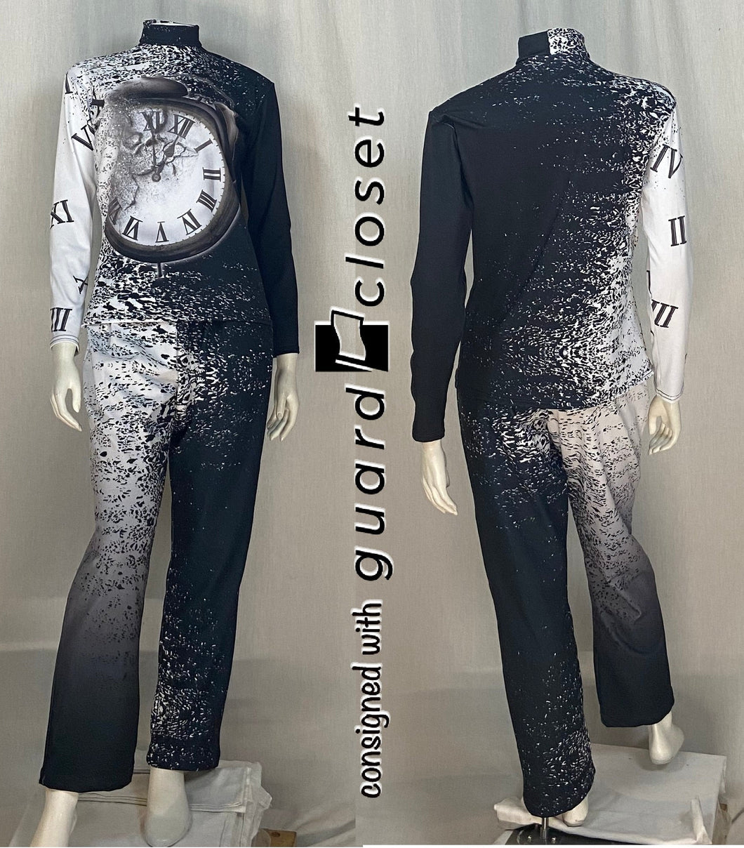 30 clock theme performance tops + 29 coordinating pants Digital Performance Gear