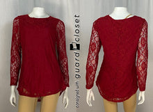 Load image into Gallery viewer, 19 red lace dresses w/built in shorts + 1 red lace top Creative Costuming &amp; Designs
