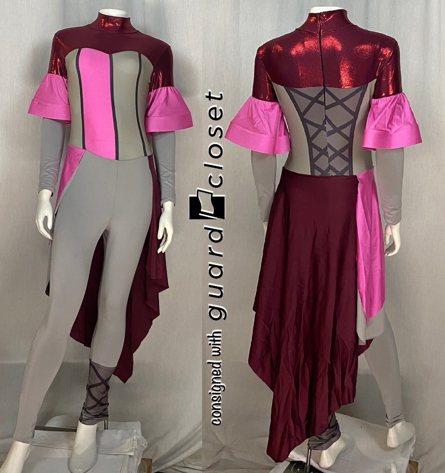 19 total red maroon pink gray G2 Performance uniforms