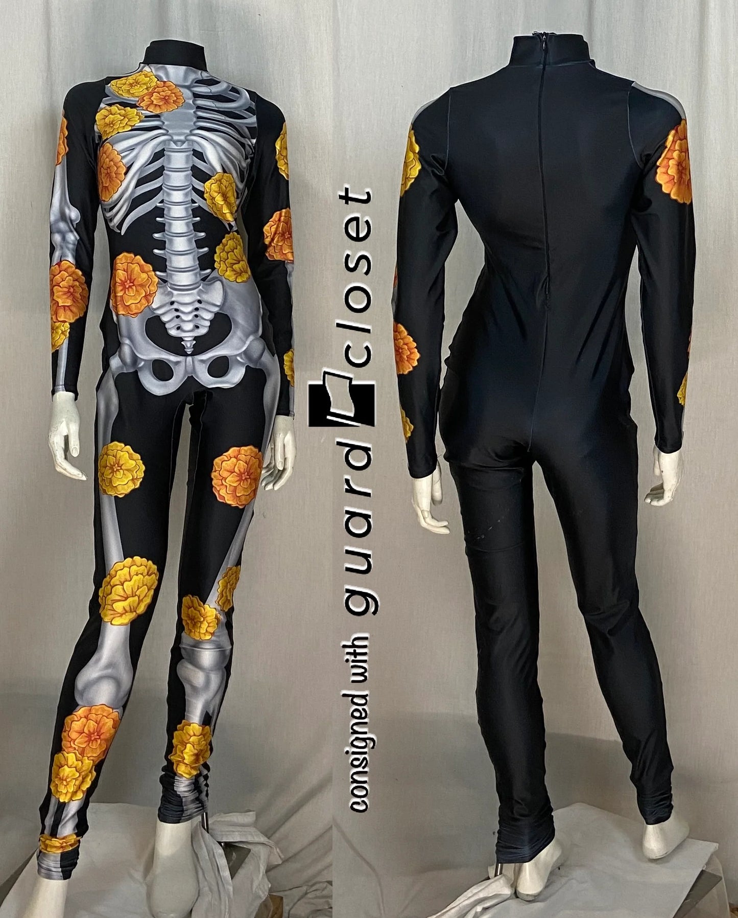 11 black Dia des los Muertos unitards + half skirts by McCormick's