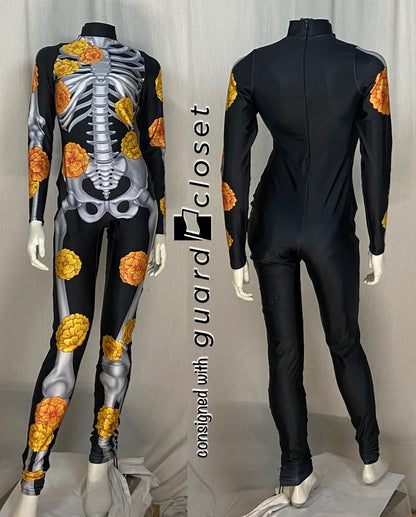 11 black Dia des los Muertos unitards + half skirts by McCormick's