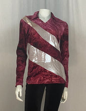 Load image into Gallery viewer, 13 mauve silver tops + 14 black pants Algy
