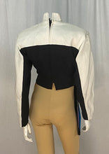 Load image into Gallery viewer, 13 beige black jackets with rainbow multi color reveal panel Fred J. Miller
