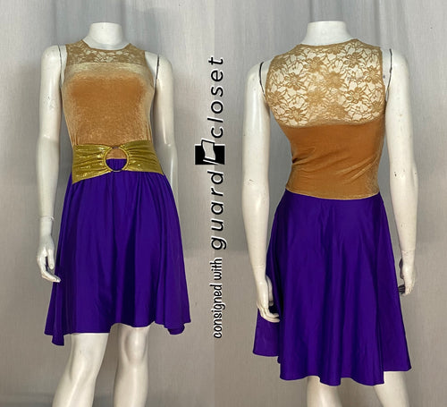 11 purple tan sleeveless dresses + 12 purple bike shorts guardcloset