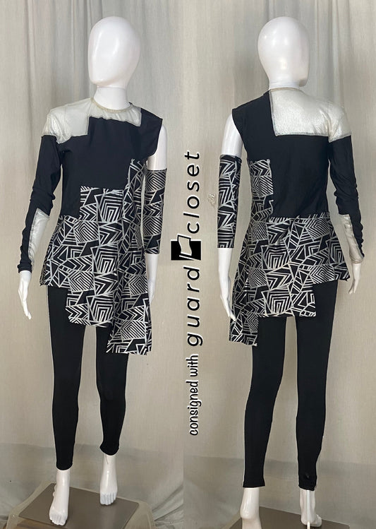 11 black silver art deco tops  5 black silver pants  10 sleeves A Wish Come True