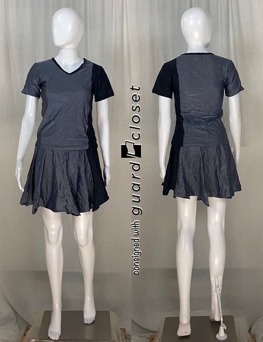 24 black gray short sleeve tops + 20 black gray skirts Baltogs