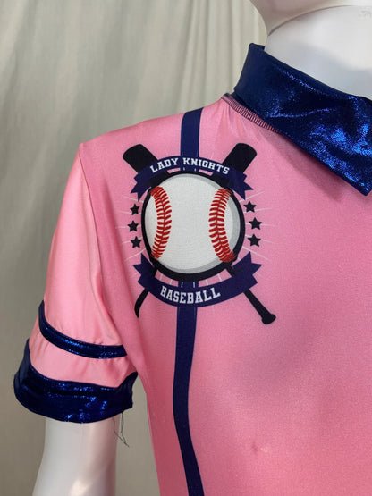 28 pink blue baseball girl A Wish Come True uniforms