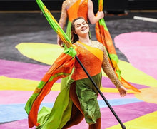 Load image into Gallery viewer, 14 Multicolor One Sleeve Skirted Unitards by Creative Costuming &amp; Designs

