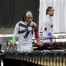 Load image into Gallery viewer, 33 Multi Color and Black and White Text Tops and Bib Pants by Digital Performance Gear
