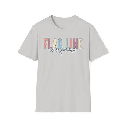 Starting Line Design Co - Flag Line Colorful Varsity Tee