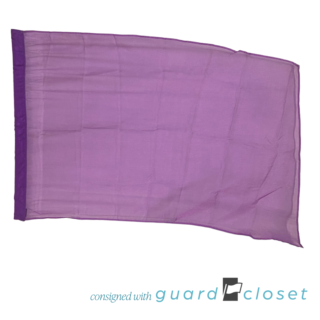 Solid Purple Flags | McCormicks | Set of 5