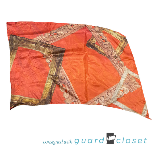 30 Red Orange Picture Art Frame Flags by Digital Performance Gear